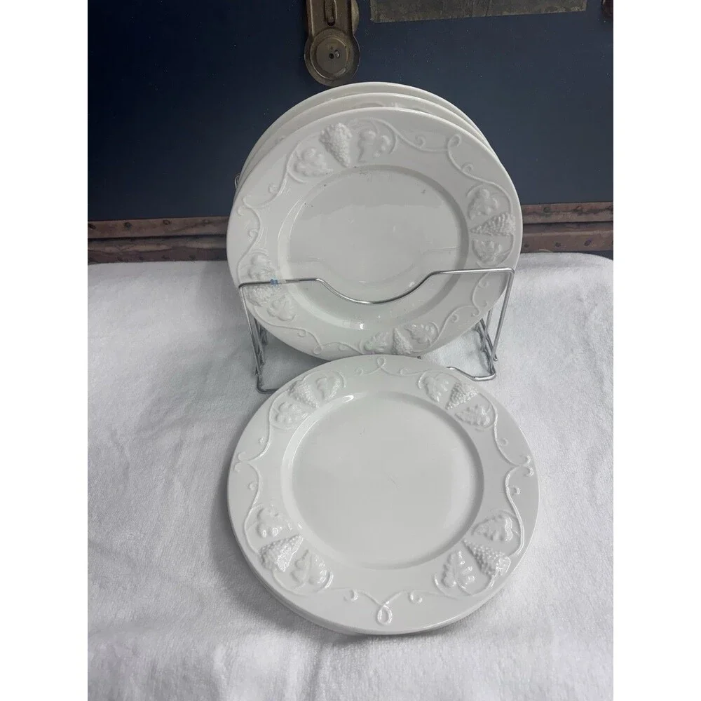 Red Cliff GRAPE Dinner Plates SET OF SIX